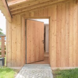 Haustüre in Lärche und Tanne